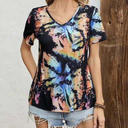 SkyeDye Vibe V-Neck Tee