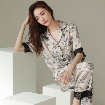 Fashion New Silk Pajamas For Women