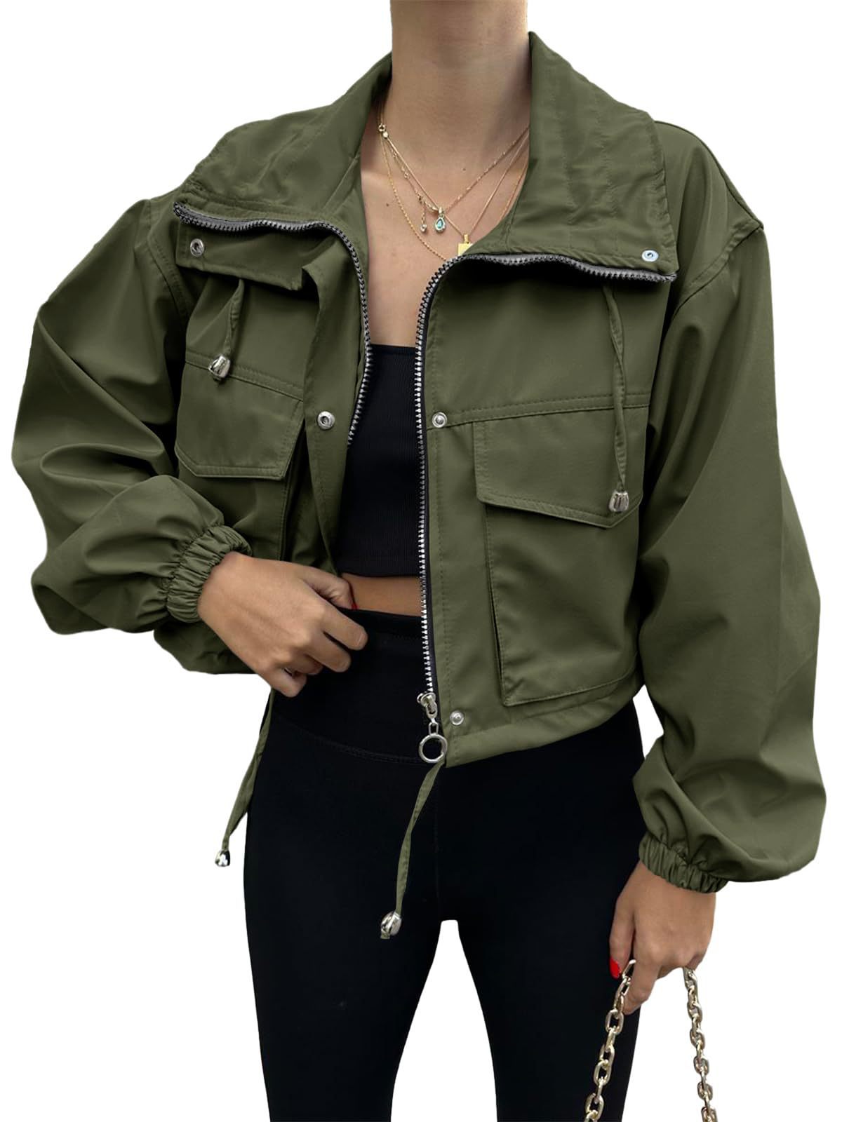 MetroMist Zip Trench Jacket