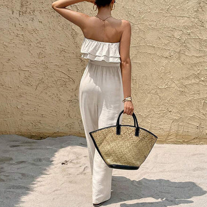 Sunset Ruffle Muse Jumpsuit