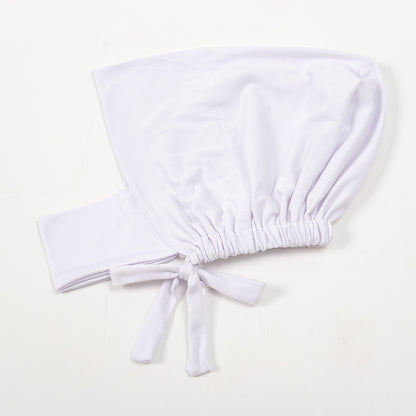 Milk Silk Elastic Sleeve Neck Solid Color Base Small Hat