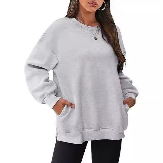 VelourEase Oversized Pullover