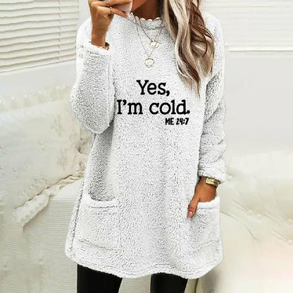 LetterEase Loose Crew Sweatshirt