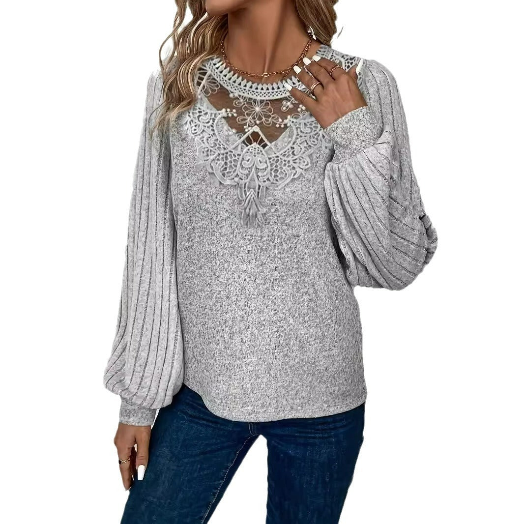 LaceDrift Pullover