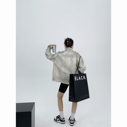 RebelEdge Distressed Leather Moto Coat