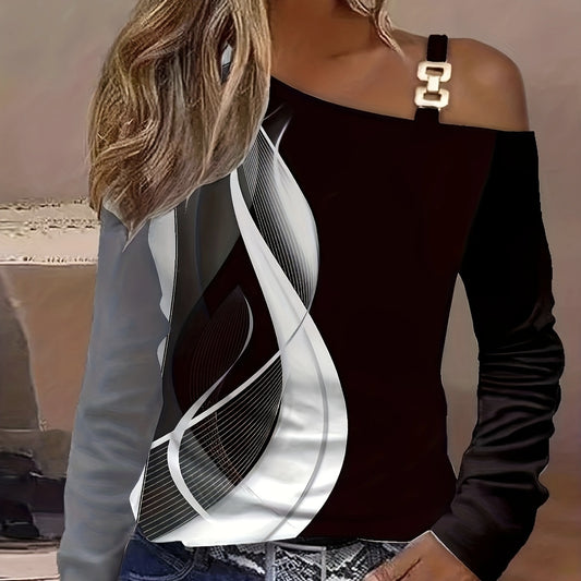 ArtAxis Buckle-Shoulder T-shirt