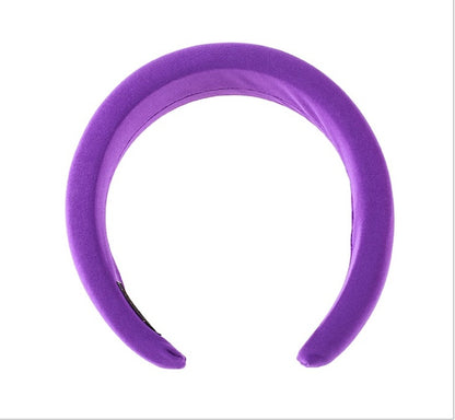 Charming Personality Milk Silk Hair Accessories Sponge Ring Solid Color Hair Band