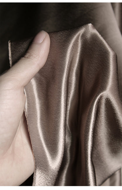 High-grade Silk Satin Breathable Cheongsam Hanfu Fabric