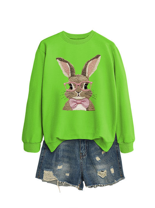CinnaHop Bow Bunny Sweatshirt