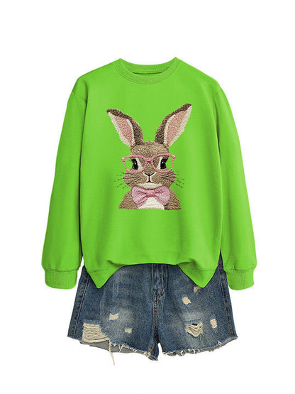 CinnaHop Bow Bunny Sweatshirt