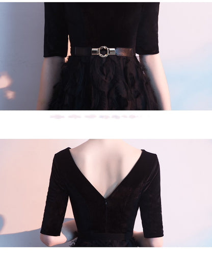Obsidian Grace Gown