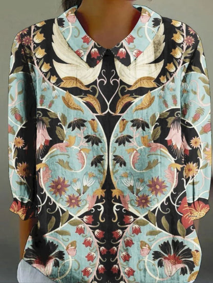 Floriscape Digital Bloom Top