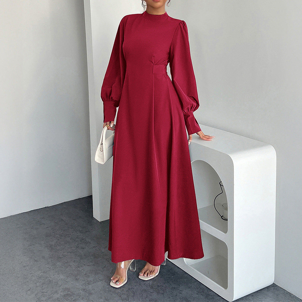Calira High-Waist Holiday Dress
