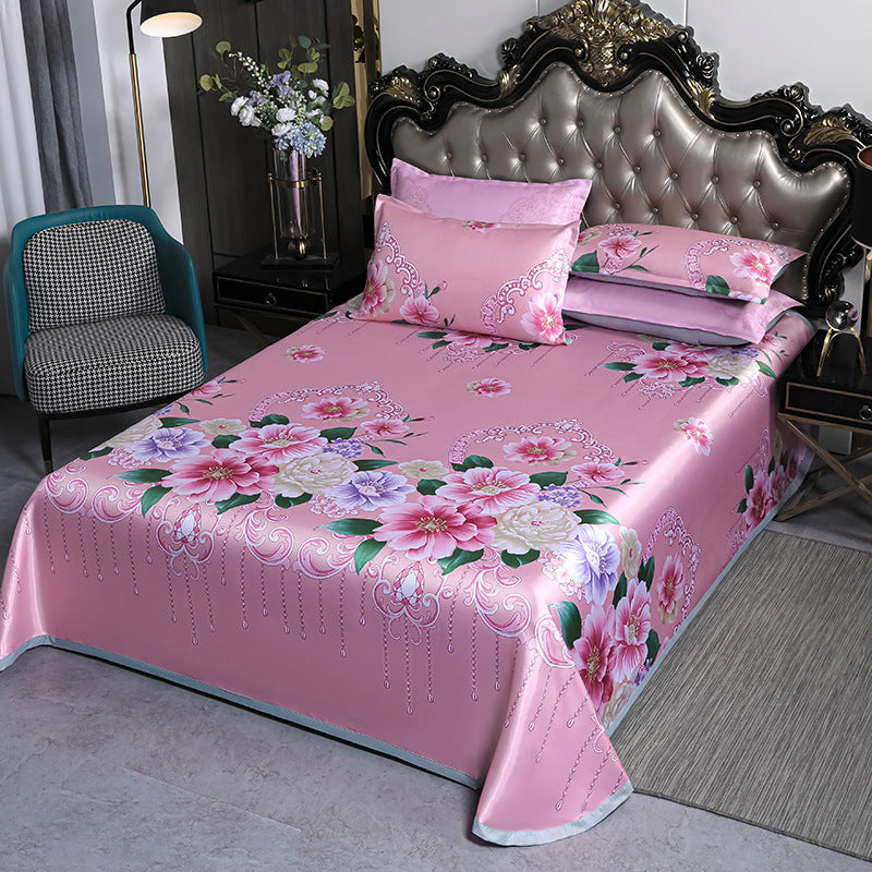 Household Ice Silk Three-piece Set Of Summer Sleeping Mat