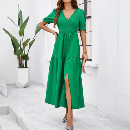 Coastline Drift High-Waist Dress