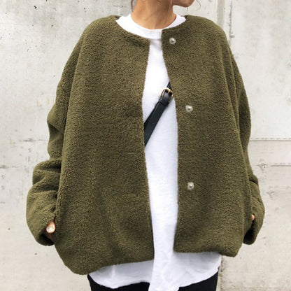 LuxeLamb Short Wool Coat