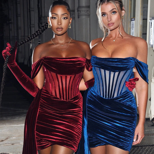 Velvet Temptress Gown