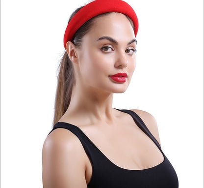Charming Personality Milk Silk Hair Accessories Sponge Ring Solid Color Hair Band