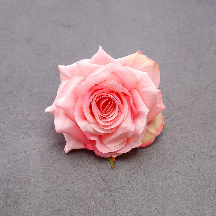 Cloth Silk Diy Material High-grade Simulation Curling Rose