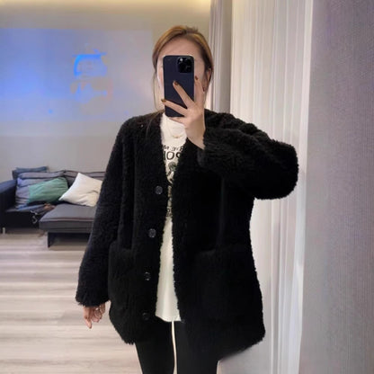 LuxeLamb Cozy Top Coat