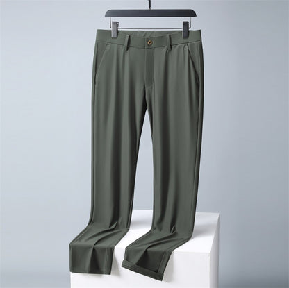Men's Fashion Waterproof Ice Silk Casual Pants