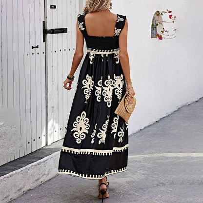 Palmera Pleat Maxi Dress