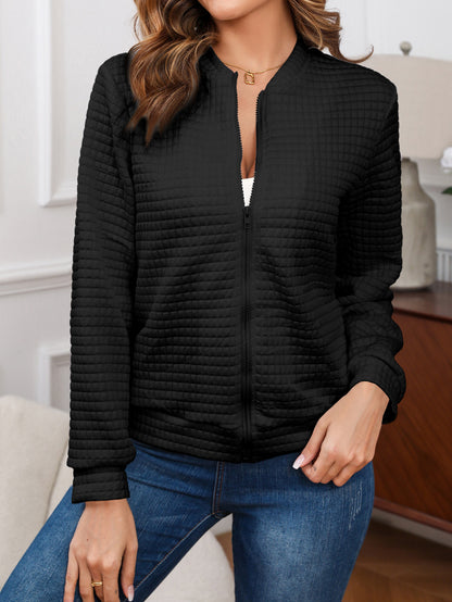 K-Classic™ Plaid Zip Coat