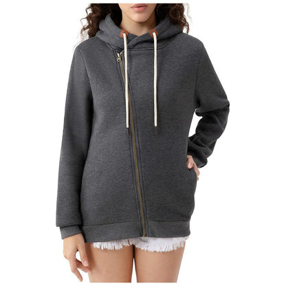 ZipEase Solid Hoodie