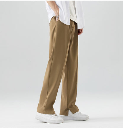Men's Ice Silk Cool Casual Draping Suit Pants