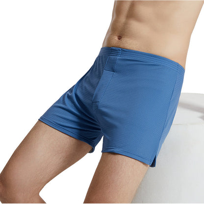 Men's Underwear Ice Silk Mesh Breathable Boxer
