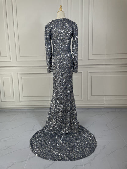 Silver Luster Gown
