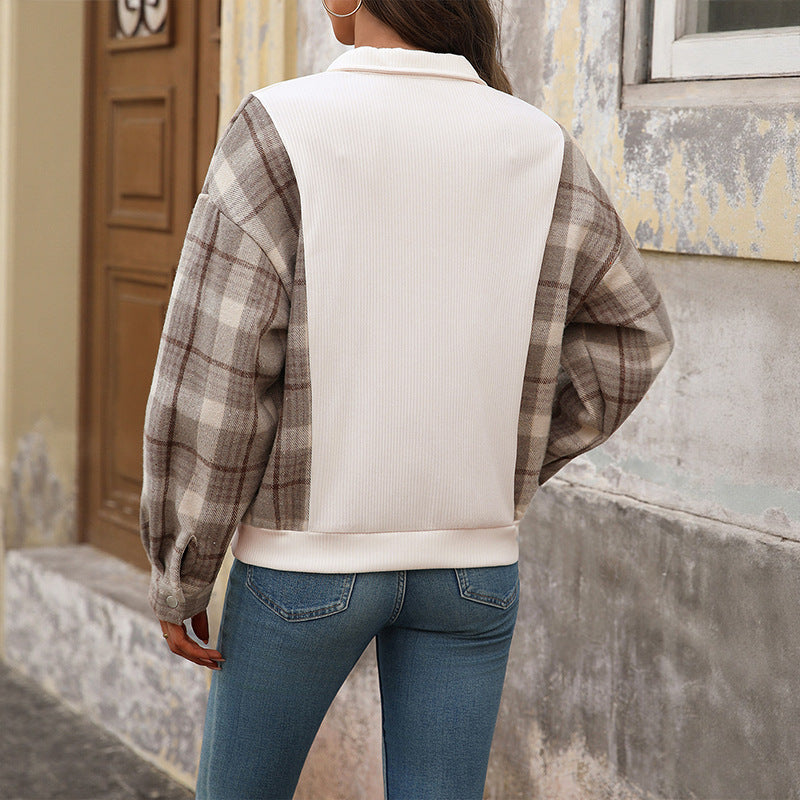 RetroWeave Plaid Sweater
