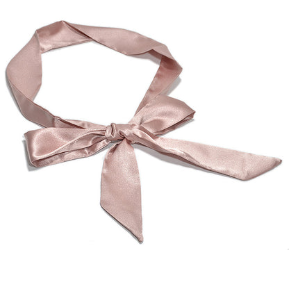 Women's Silk Little Daisy Lace Bow Decoration Silk Belt