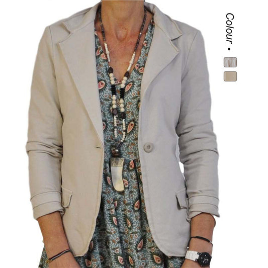 The Selene One-Button Blazer