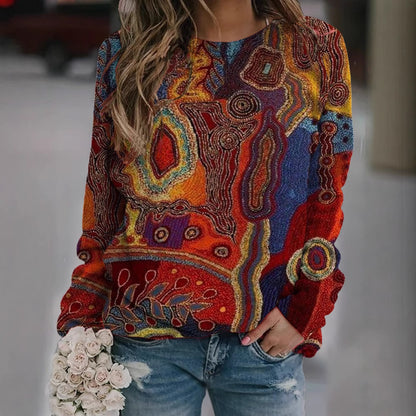 EthnoEase Retro Sweatshirt
