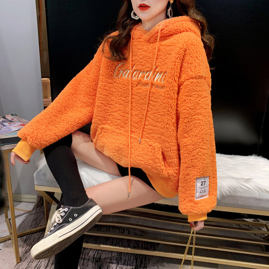 EmbroLuxe Wool Sweatshirt