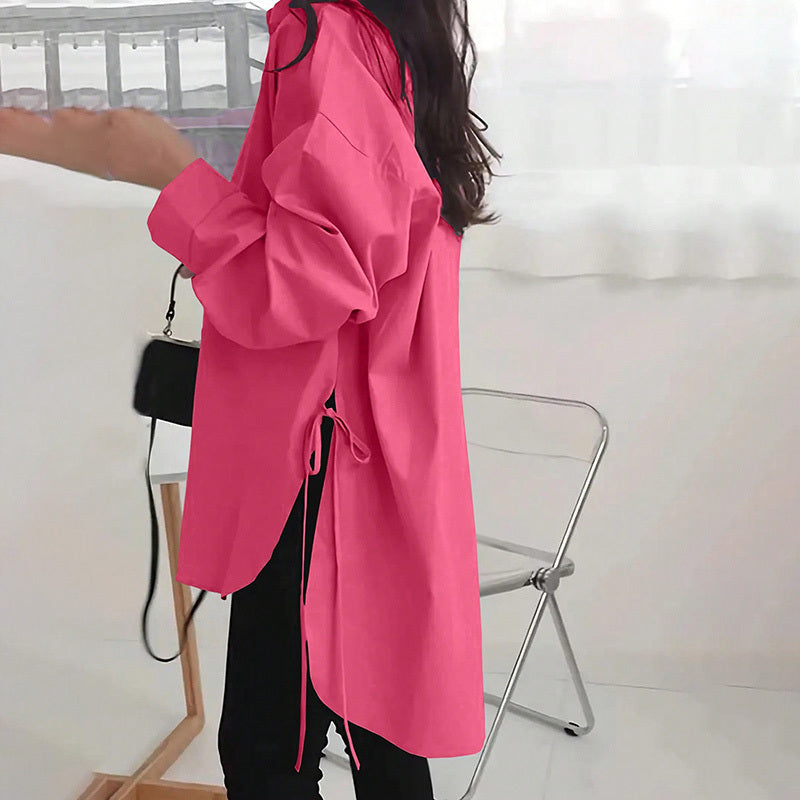 Breezelyn Side-Tie Blouse