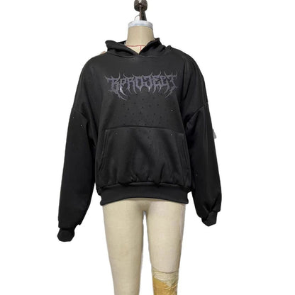 SparkBond Crystal Print Hoodie