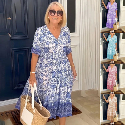 Meadow Grace Plus Floral Dress