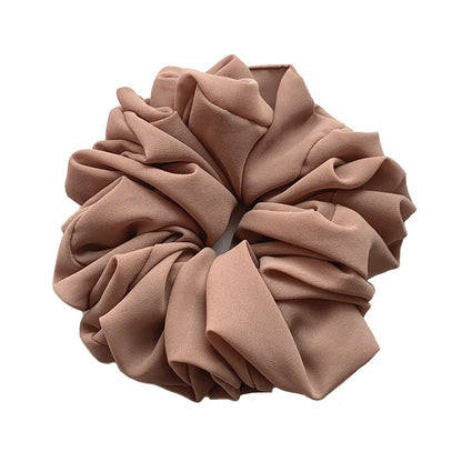 Big Head Bouquet Chiffon Large Intestine Ring Hair Ring