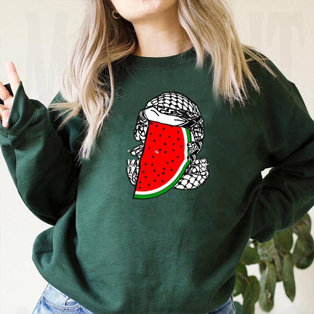Melona Scarf Print Top