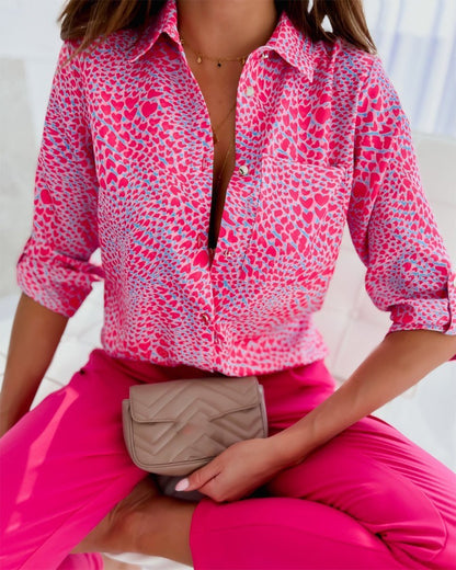 Aurelline Polo Print Shirt