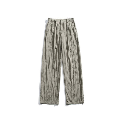 Ice Silk Trousers Casual Draping Yamamoto Pleated Casual