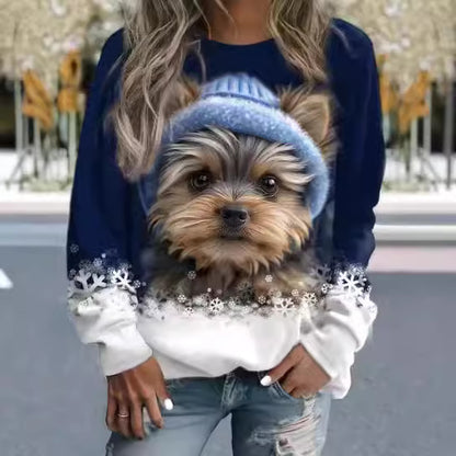 SpringWhimsy 3D Animal Print Sweater