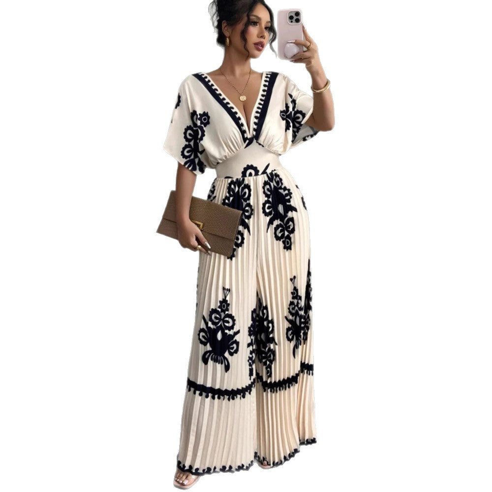 Lazara Print Jumpsuit