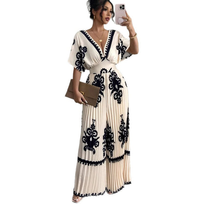 Lazara Print Jumpsuit