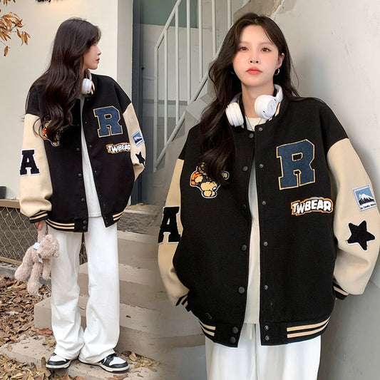 RetroEase Loose Sweater Jacket