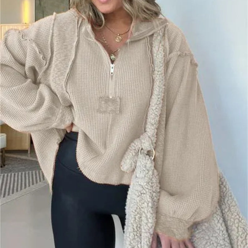 FrayEdge Cropped Sweater
