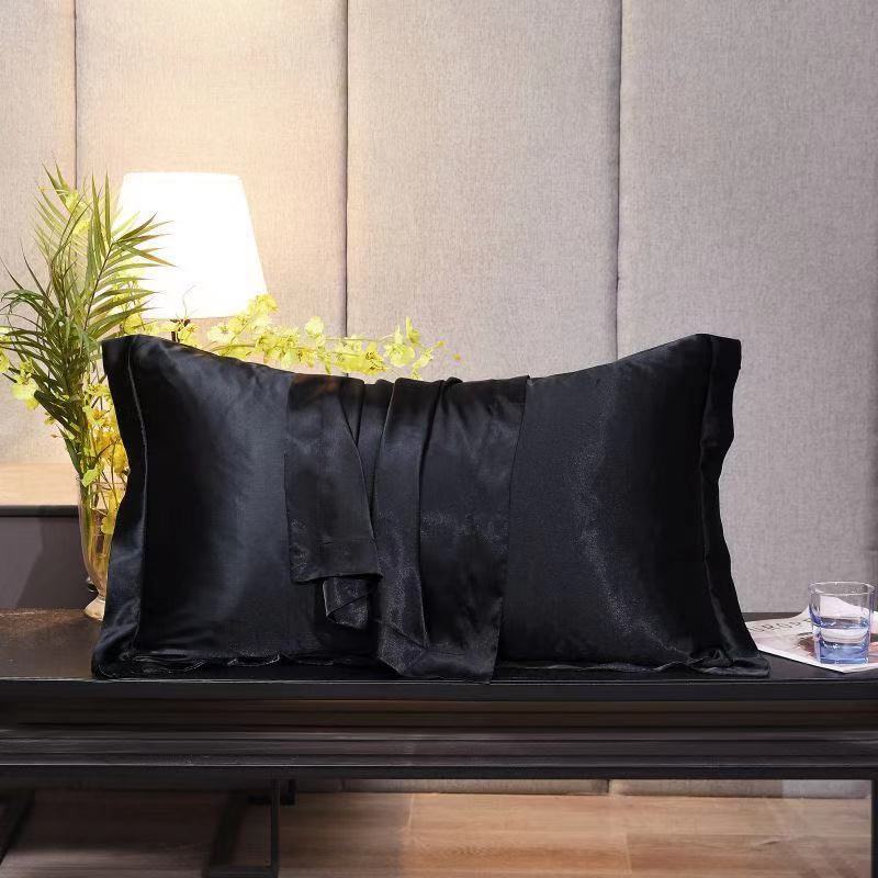 Single Double Household Simple Ice Silk Pillowcase
