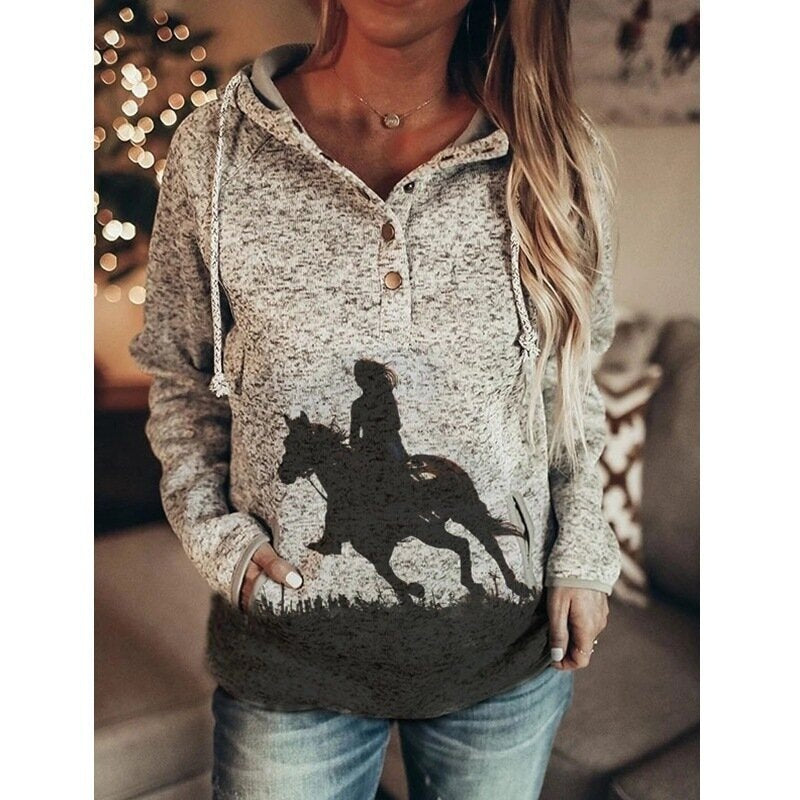 FrostPrint Gray Sweater